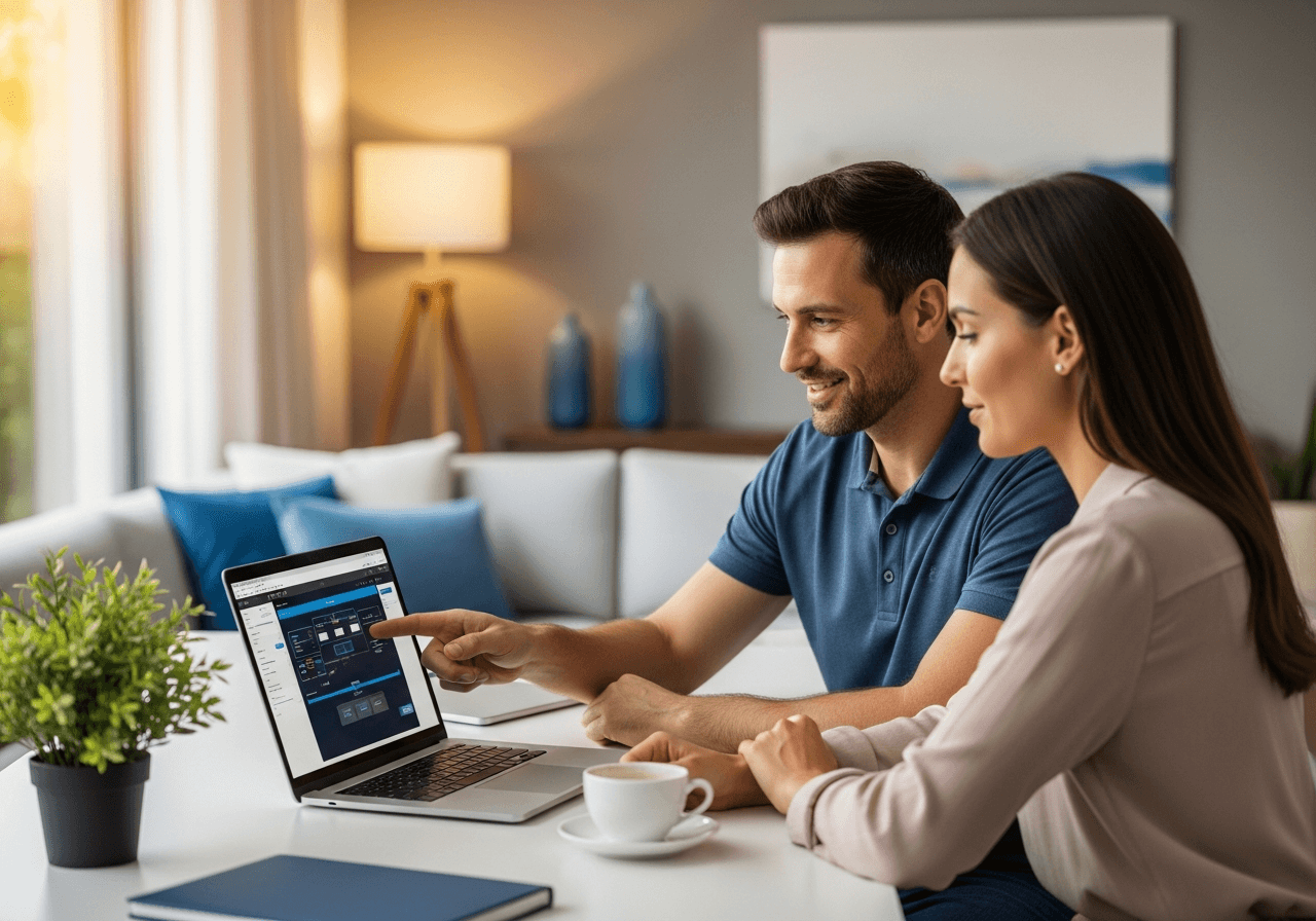 טכנאי מחשבים מקצועי מסייע ללקוח